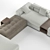 Luxury Fendi Casa Sofa: Belt Tight 3D model small image 4