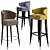 Title: Elegant Ibis Bar Chair 3D model small image 1