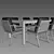 AEGEAN Teak Dining Table: 108"L Rectangular 3D model small image 2