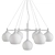 Modern Loft Queen Chandelier 3D model small image 2