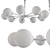 Queen Cosmo Pendant Light 3D model small image 3