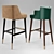 Mezzo Collection Bar Stools 3D model small image 2