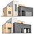 Modern House ZX74 3D model small image 1