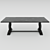 Soul Wood Dining Table: Elegant & Functional 3D model small image 1