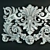 Exquisite Floral Mesh Ornament 3D model small image 5