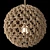 Modern Small Rope Pendant 3D model small image 3