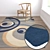 High-Quality Carpets Set: 3 Variants 3D model small image 5