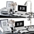 Stylish Office Essentials Set 3D model small image 1