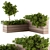 Rustic Outdoor Planters - Set of 44 3D model small image 1