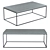 Niles Cement Coffee Table: Sleek and Durable 3D model small image 1