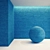 Customizable Blue Walls 03 VRAY 3D model small image 2