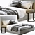 Modern RH Modena Bed: V-Ray + Corona Render 3D model small image 1