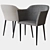 Elegant Porada Grace Chair 3D model small image 2