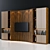 Modern TV Wall Unit for Living Room 3D model small image 3