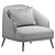 Luxurious St. Tropez Armchair: Ditre Italia 3D model small image 5