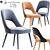 Elegant Berardi Dining Chair 3D model small image 1