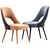 Elegant Berardi Dining Chair 3D model small image 2