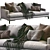 Poliform Bellport Modern Sofa 3D model small image 4