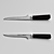 Samura Damascus Bonding Knife, 165mm 3D model small image 1
