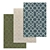 Deluxe Rug Set: Premium Textures 3D model small image 1