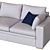 Elegant Flami Sofa: Origami Interior 3D model small image 1