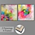 Artistic Wall Paintings Set with Frames 3D model small image 1