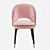 Elegant Eichholtz CLIFF Velvet Dining Chair 3D model small image 3