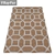 Premium Carpets Set: Textured and Versatile 3D model small image 2