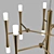 Elegant Golden Pendant Lamp by Lampatron 3D model small image 3