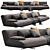 Poliform Sydney Sofa: Modern Design, Superior Quality 3D model small image 1