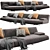 Poliform Sydney Sofa: Modern Design, Superior Quality 3D model small image 2