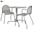 Elegant Outdoor Set: Ikea TUNHOLMEN 3D model small image 2