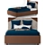 Alba New Bed: Stylish and Comfortable 3D model small image 2