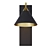 Elegant Brass Wall Lamp 3D model small image 2