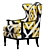 Elegant Glenwood Wooden Chair 3D model small image 5