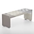 Luxury Bed Bench with Tufted Upholstery 3D model small image 3