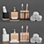 Title: Agat Bathroom Set - Elegant and Stylish 3D model small image 1