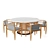 Villa Dining Table: Elegant and Versatile 3D model small image 1