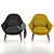 Stylish Armchair for Modern Living 3D model small image 1