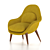 Stylish Armchair for Modern Living 3D model small image 3