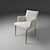 Sleek Steel Armchair: Bontempi Mila 3D model small image 4