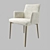 Sleek Steel Armchair: Bontempi Mila 3D model small image 6