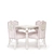 Handcrafted Nicole Romano Home Dining Set 3D model small image 2