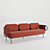 Nave Lounge 2-Seat: Stylish Seating Solution 3D model small image 2