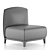 Flou Olivier Lounge Chair: Sleek and Stylish Seating 3D model small image 2