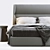 Sleek Poliform Chloe Bed: Modern, Stylish, and Elegant 3D model small image 3