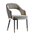 Premium Wooden Ergonomic Chair - High Quality & Soft Stainless Steel 3D model small image 3