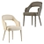 Premium Wooden Ergonomic Chair - High Quality & Soft Stainless Steel 3D model small image 4