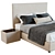Beige Bed Linen Set 3D model small image 3