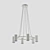 Luxury 6-Lamp Unity Chandelier 3D model small image 5